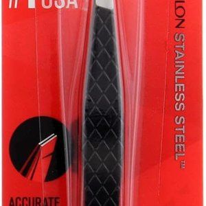 Revlon Stainless Steel Slant Tweezer for Accurate Tweezing NEW IN BOX